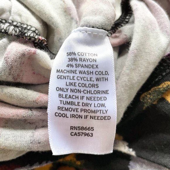 New Open Edit Off Shoulder Long Sleeve Ruched Faux Wrap Top Multi Size Small - Picture 16 of 16